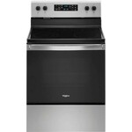 Ck. Whirlpool  30 in. 5.3 cu. ft. Electric Range with 5-Elements and Frozen Bake Technology in Fingerprint Resistant Stainless Steel