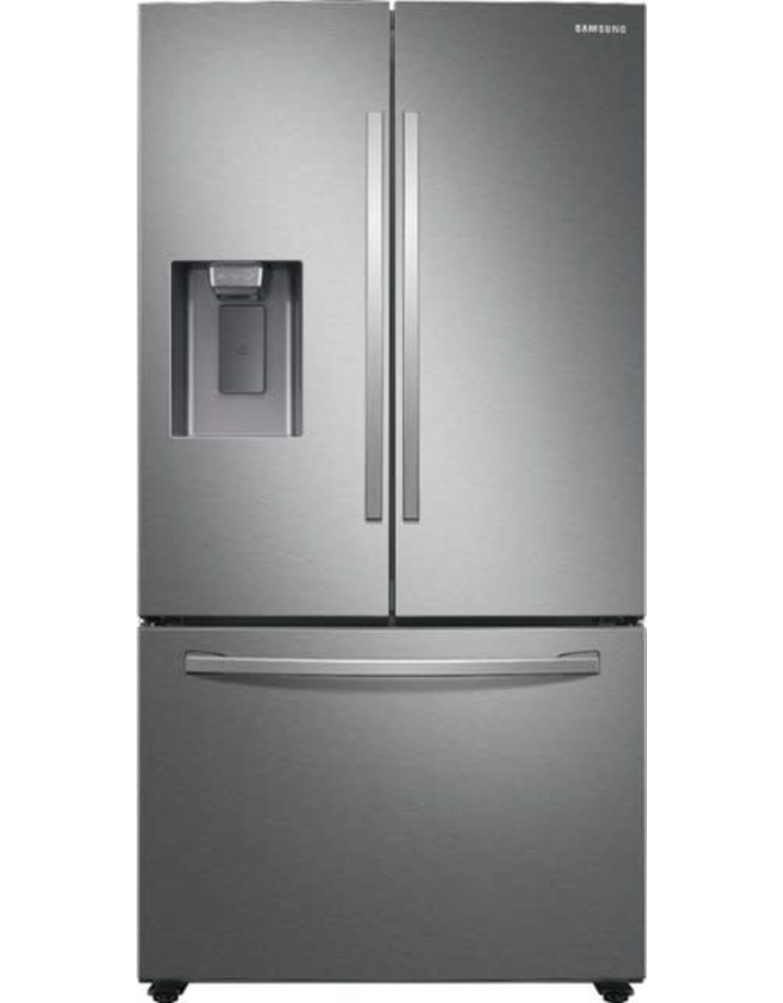 SAMSUNG RF27T5241SR Samsung - 27 cu. ft. Large Capacity 3-Door French Door Refrigerator with External Water & Ice Dispenser - Stainless steel