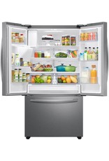 SAMSUNG RF27T5241SR Samsung - 27 cu. ft. Large Capacity 3-Door French Door Refrigerator with External Water & Ice Dispenser - Stainless steel