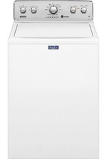 Maytag - 4.2 Cu. Ft. High Efficiency Top Load Washer with Dual-Action PowerWash Agitator - White