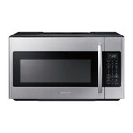 SAMSUNG ME18H704SFS Samsung - 1.8 cu. ft. Over-the-Range Fingerprint Resistant Microwave with Sensor Cooking - Stainless steel
