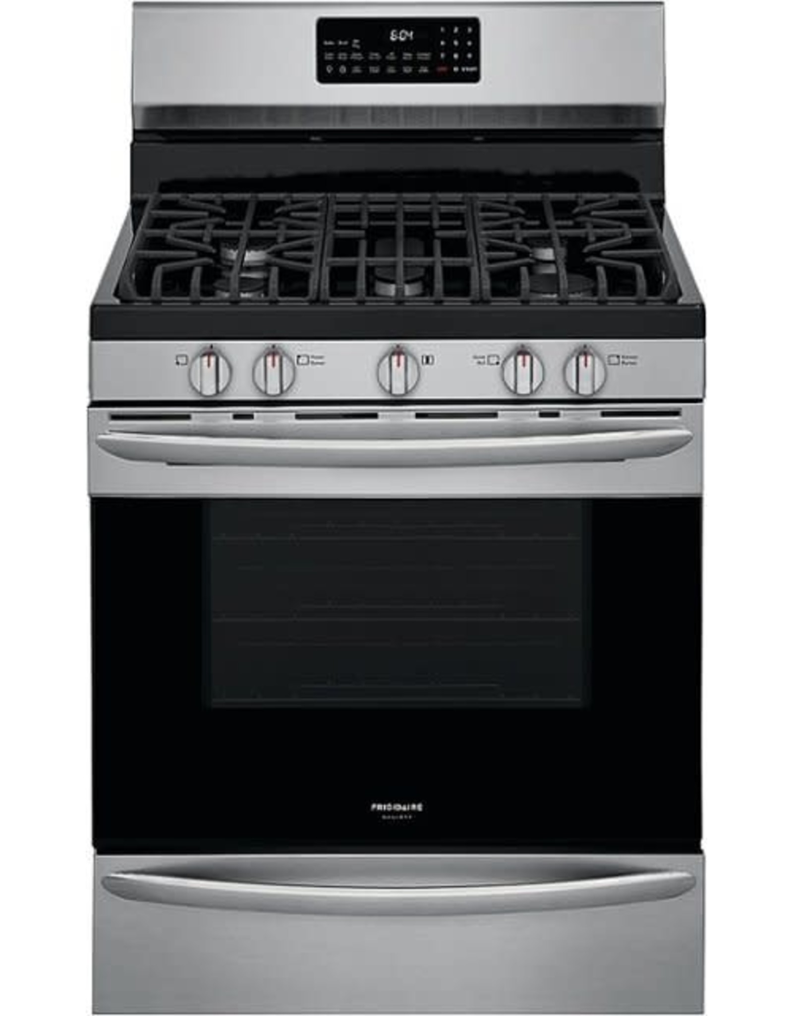 Frigidaire - Gallery 5.0 Cu. Ft. Freestanding Gas Range with Air Fry - Stainless steel