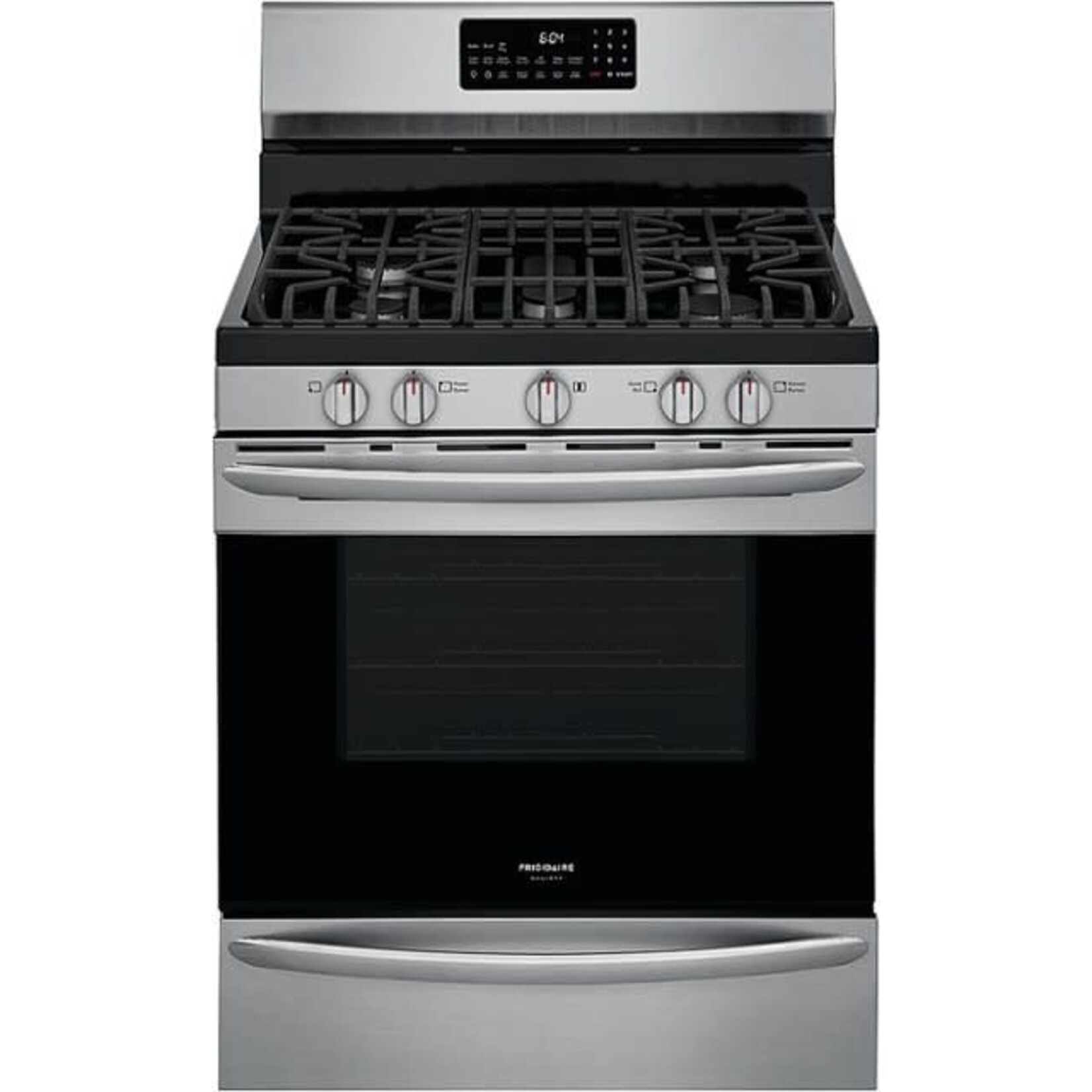 Frigidaire - Gallery 5.0 Cu. Ft. Freestanding Gas Range with Air Fry - Stainless steel