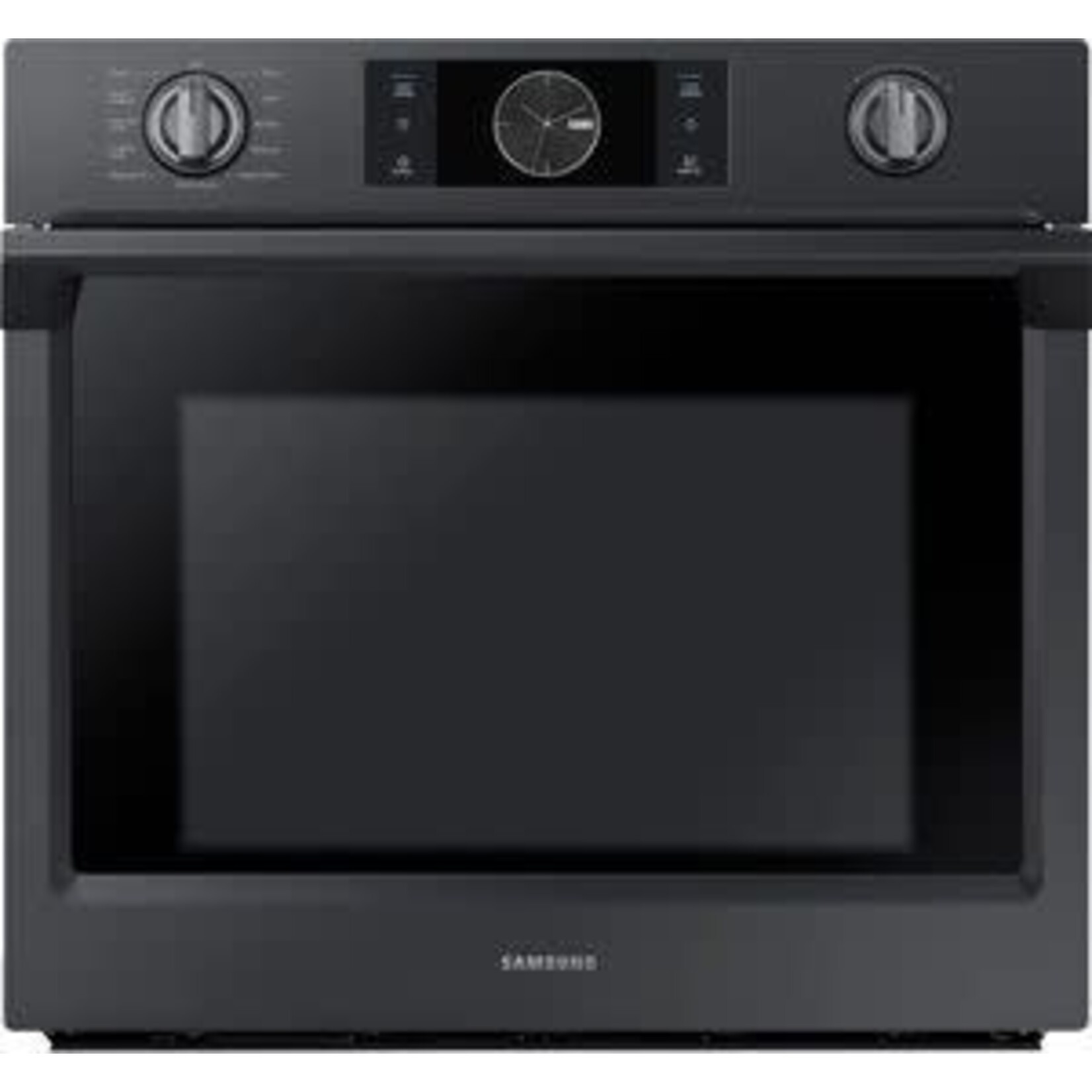 SAMSUNG *NV51K7770SG  Samsung  Steam Cook with Flex Duo 30-in Self-Cleaning Convection European Element Single Electric Wall Oven (Fingerprint Resistant Black Stainless Steel)