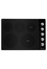 KCES550HBL 30 in. Radiant Electric Cooktop in Black with 5-Elements and Knob Controls