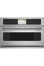 GE Cafe' CSB913P2NS1 30 in. 1.7 cu. ft. Smart Electric Wall Oven and Microwave Combo with 120 Volt Advantium Technology in Stainless Steel