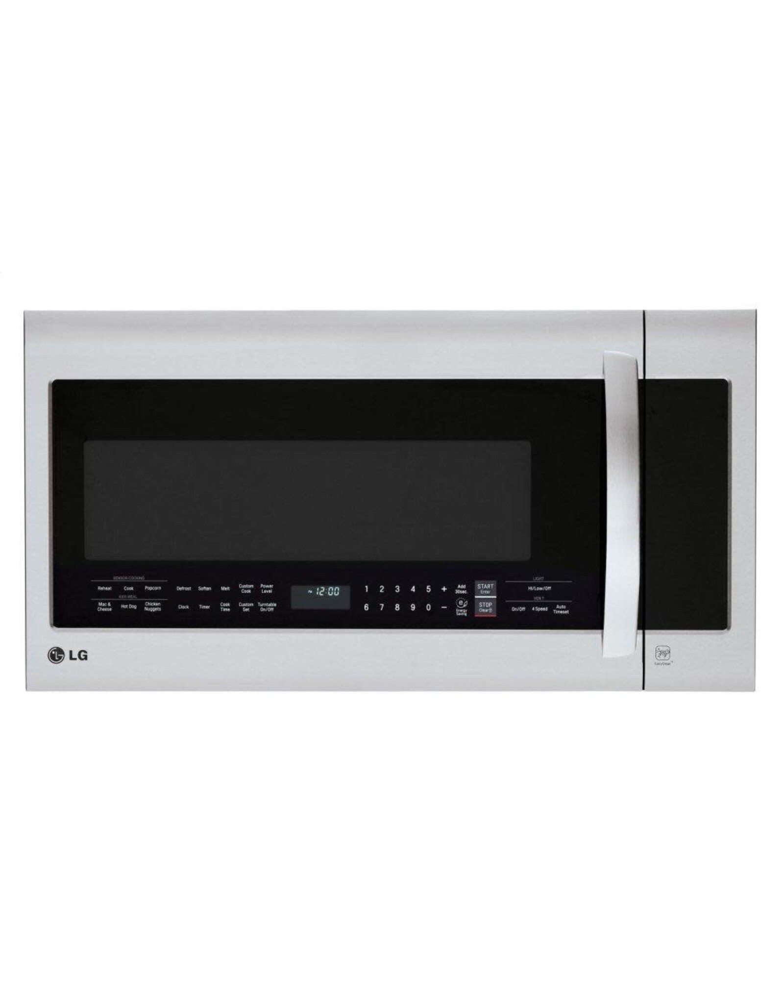 LG Electronics LMVM2033ST 2.0 cu. ft. Over the Range Microwave Oven in Stainless Steel with Sensor Cooking Technology