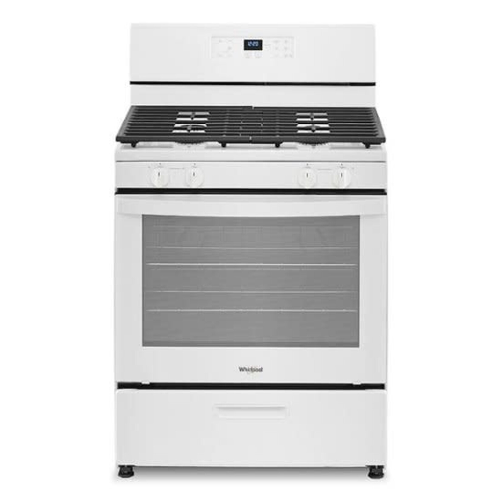 Whirlpool *WFG320M0MW0 30-in 4 Burners 5.1-cu ft Freestanding Gas Range in. White