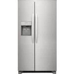 Frigidaire #FRSC2333AS  Frigidaire 36.1 in. 22.3 cu. ft. Counter Depth Side-by-Side Refrigerator in Stainless Steel