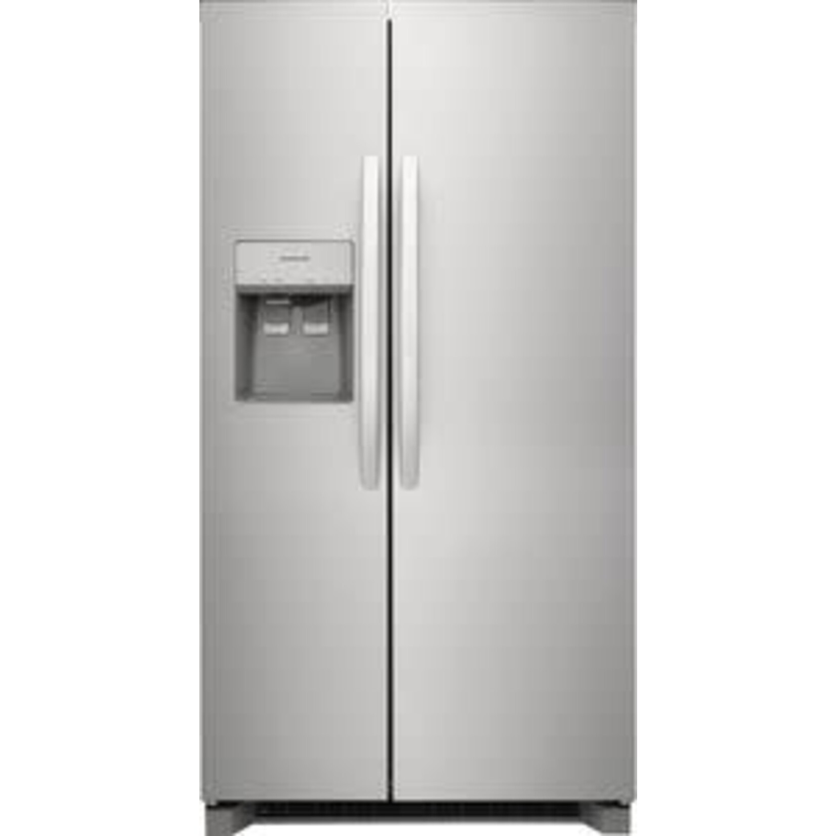 Frigidaire #FRSC2333AS  Frigidaire 36.1 in. 22.3 cu. ft. Counter Depth Side-by-Side Refrigerator in Stainless Steel