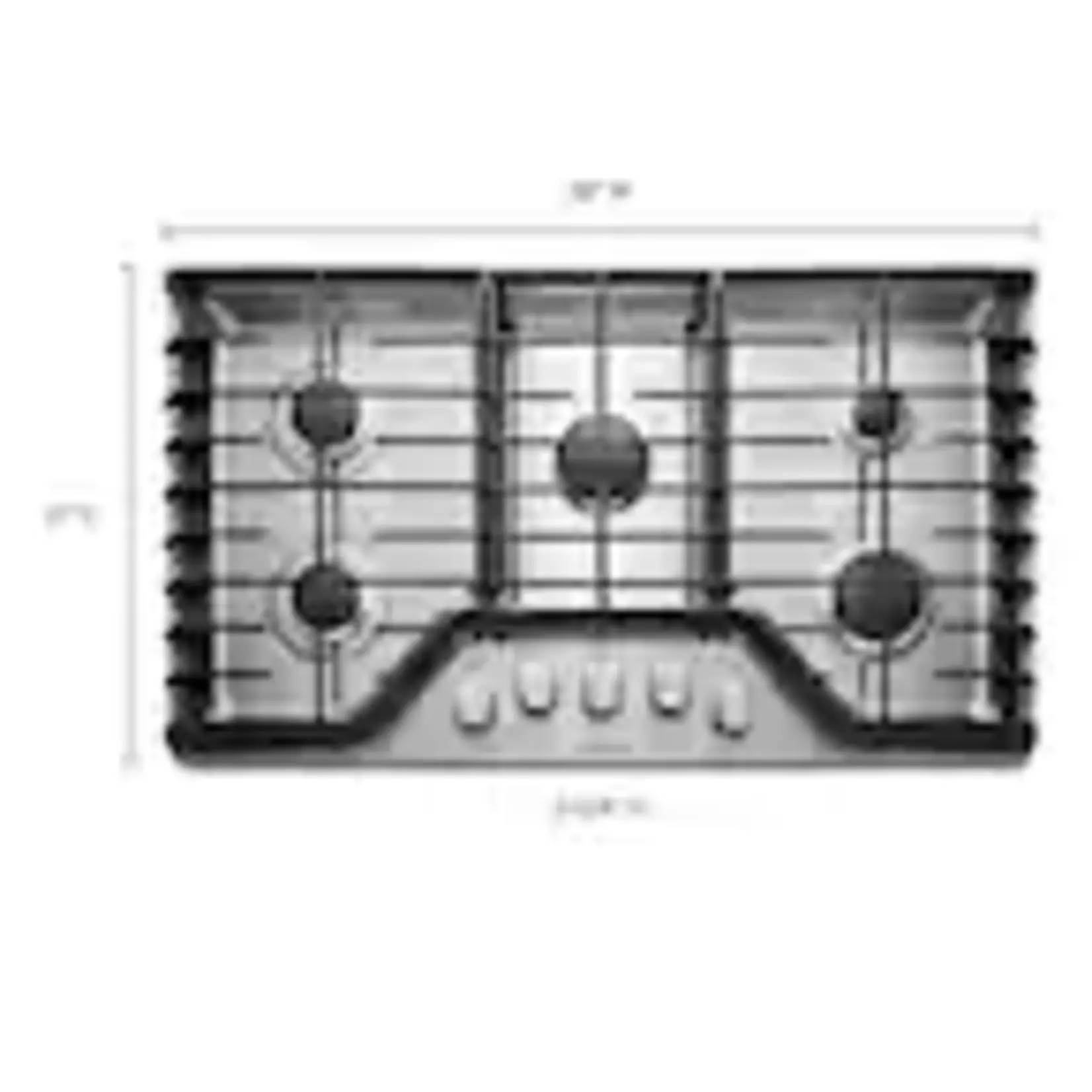 KitchenAid kcgs356ess00 KitchenAid 36 in. Gas Cooktop in Stainless Steel with 5 Burners