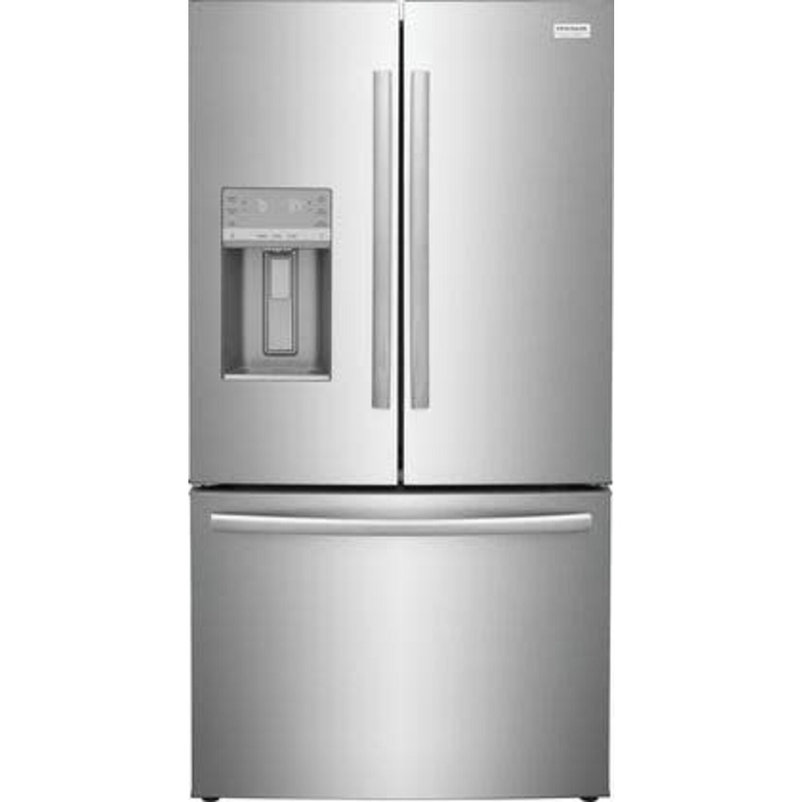 Frigidaire #FRFS282LAF Frigidaire Standard-Depth 27.8-Cu. Feet 3 -Door French Door Refrigerator with Ice Maker with water and Ice dispenser ( Fingerprint Resistant Stainless Steel ) ENERGY STAR Certified