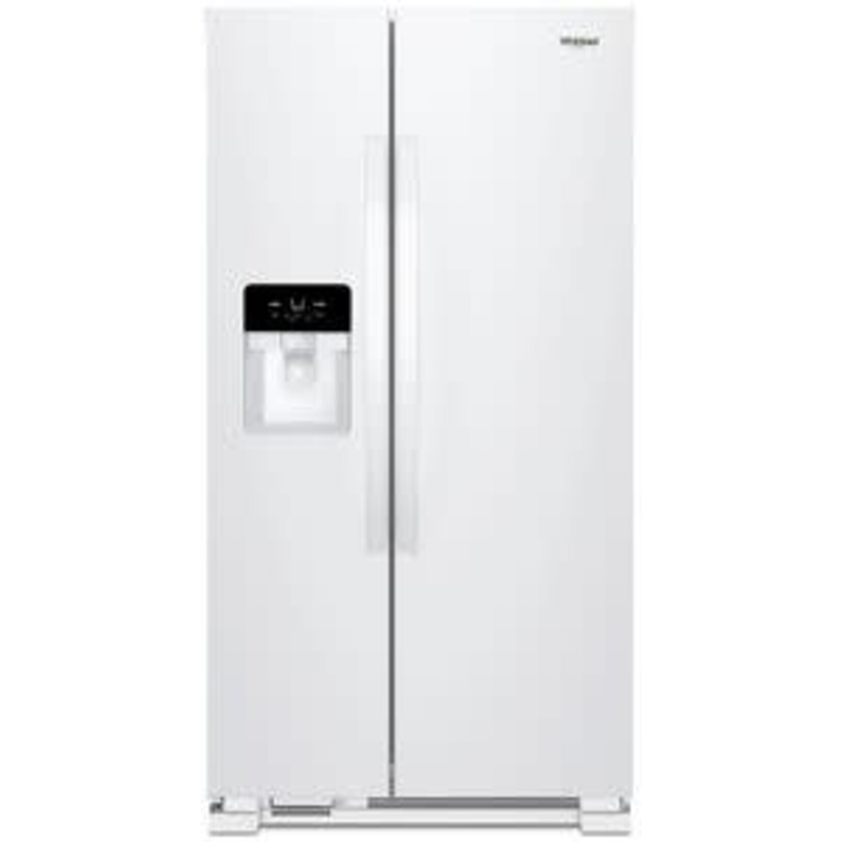 Whirlpool #Whirlpool 21 Cu. Ft. White Side-by-Side Refrigerator