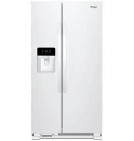 WHIRLPOOL 21 cu. ft. Side by Side Refrigerator in WRS321SDHW White
