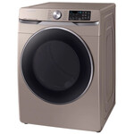 SAMSUNG DVE45B6300C 27 Inch Electric Smart Dryer with 7.5 Cu.Ft. Capacity, Steam Sanitize+, Sensor Dry, Wi-Fi Connectivity, 21 Dry Cycles, 10 Dry Options, 5 Temperature Settings, Interior Drum Light, Reversible Door, Lint Filter Indicator, 4 Way Venting,