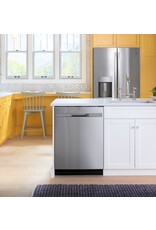 GE GE - Stainless Steel Interior Fingerprint Resistant Dishwasher with Hidden Controls - Stainless steel