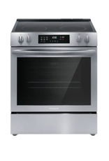 FRIGIDAIRE FCFE308LAF  Frigidaire 30-in Smooth Surface 5 Elements 5.3-cu ft Self-Cleaning Convection Oven Slide-in Electric Range (Fingerprint Resistant Stainless Steel)