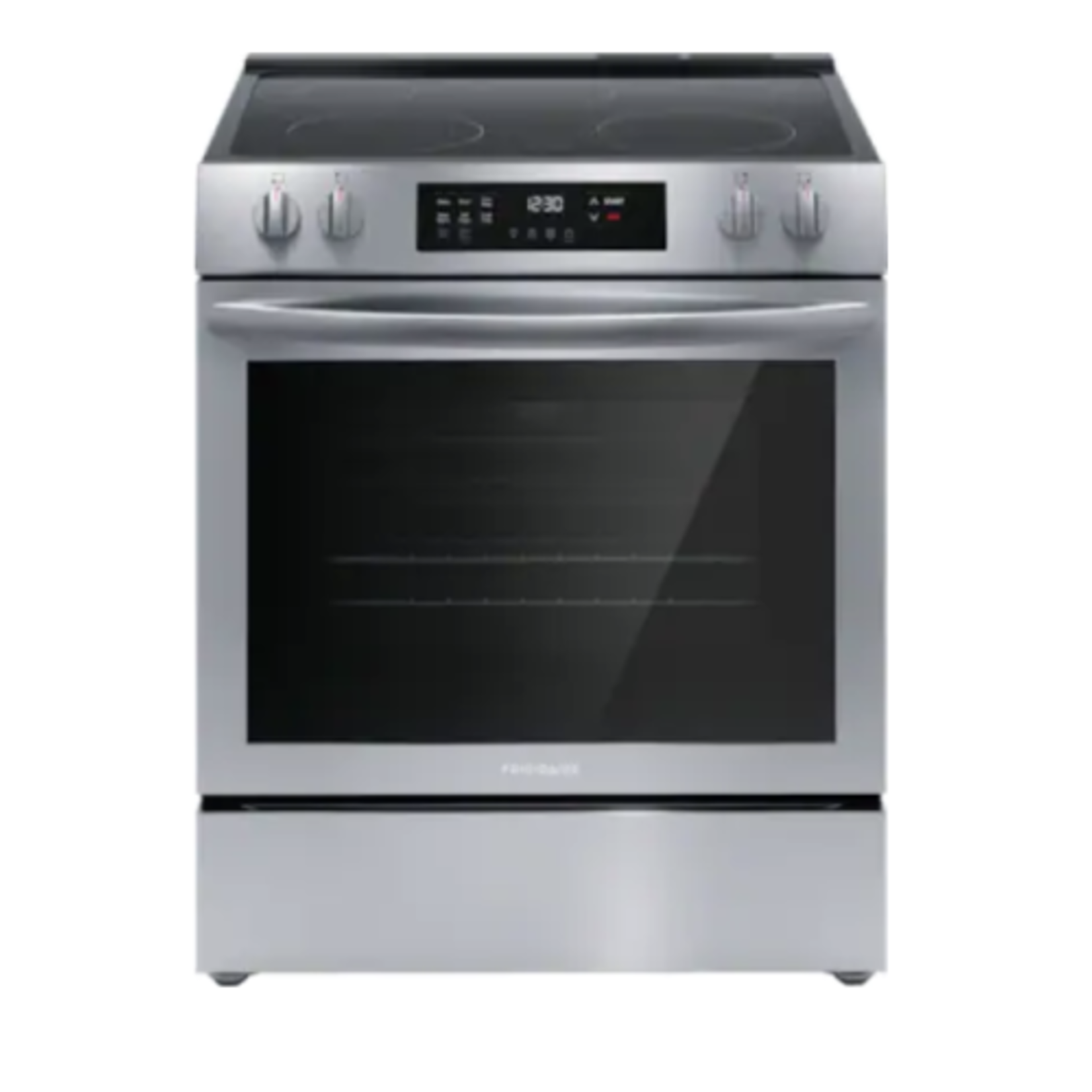 Frigidaire *FCFE308LAF  Frigidaire 30-in Smooth Surface 5 Elements 5.3-cu ft Self-Cleaning Convection Oven Slide-in Electric Range (Fingerprint Resistant Stainless Steel)
