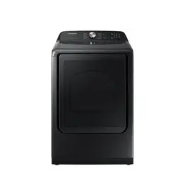 SAMSUNG DVE52A5500V Samsung 7.4 cu. ft. Vented Top Load Not Stackable Electric Dryer in Black with Wi-Fi Enabled, Sensor Dry, Interior Light