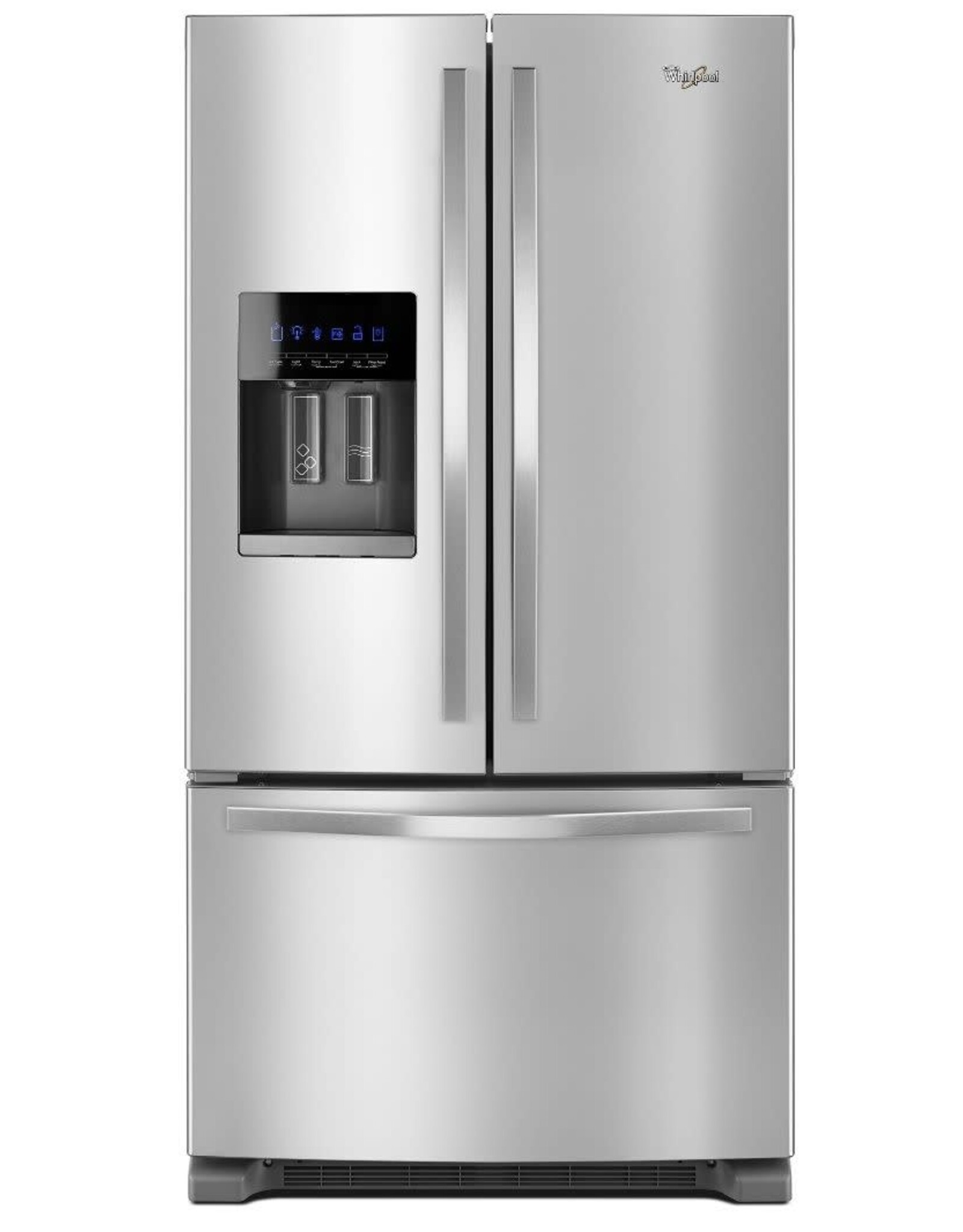 Whirlpool WRF555SDFZ 24.7-cu ft French Door Refrigerator with Ice Maker (Fingerprint Resistant Stainless Steel) ENERGY STAR