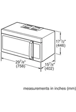 BOSCH Bosch 800 Series 30 in. 1.8 cu. ft. Over the Range Convection Microwave in Stainless Steel