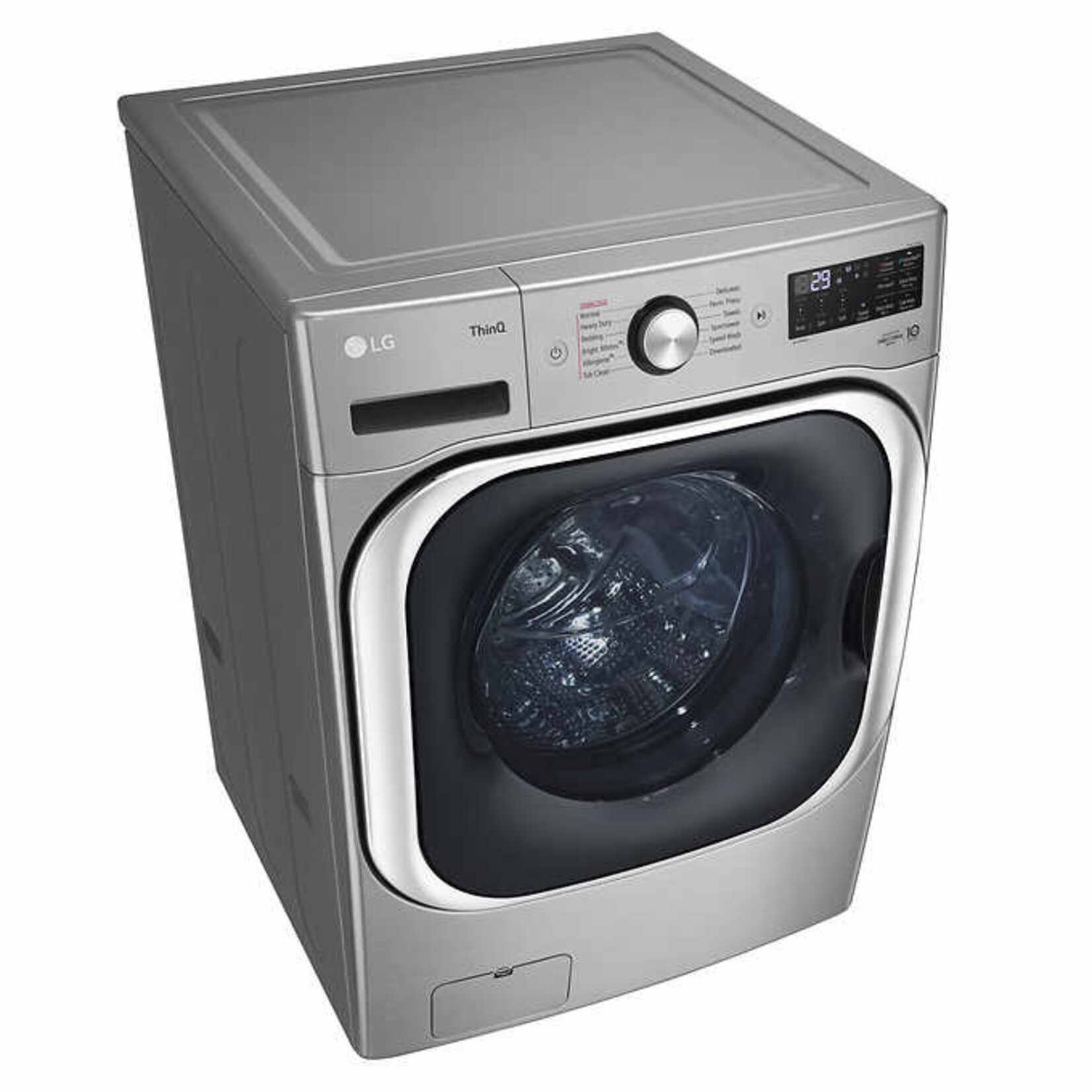 LG Electronics #WM8980HVA - LG 5.2 cu. ft. Mega Capacity Smart wi-fi Enabled Front Load Washer with TurboWash® and Built-In Intelligence