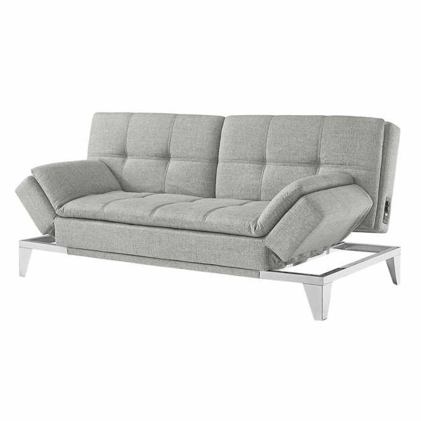 1570186 Serta Reuben 78.7'' Tufted Multi-Functional Convertible Sleeper Sofa