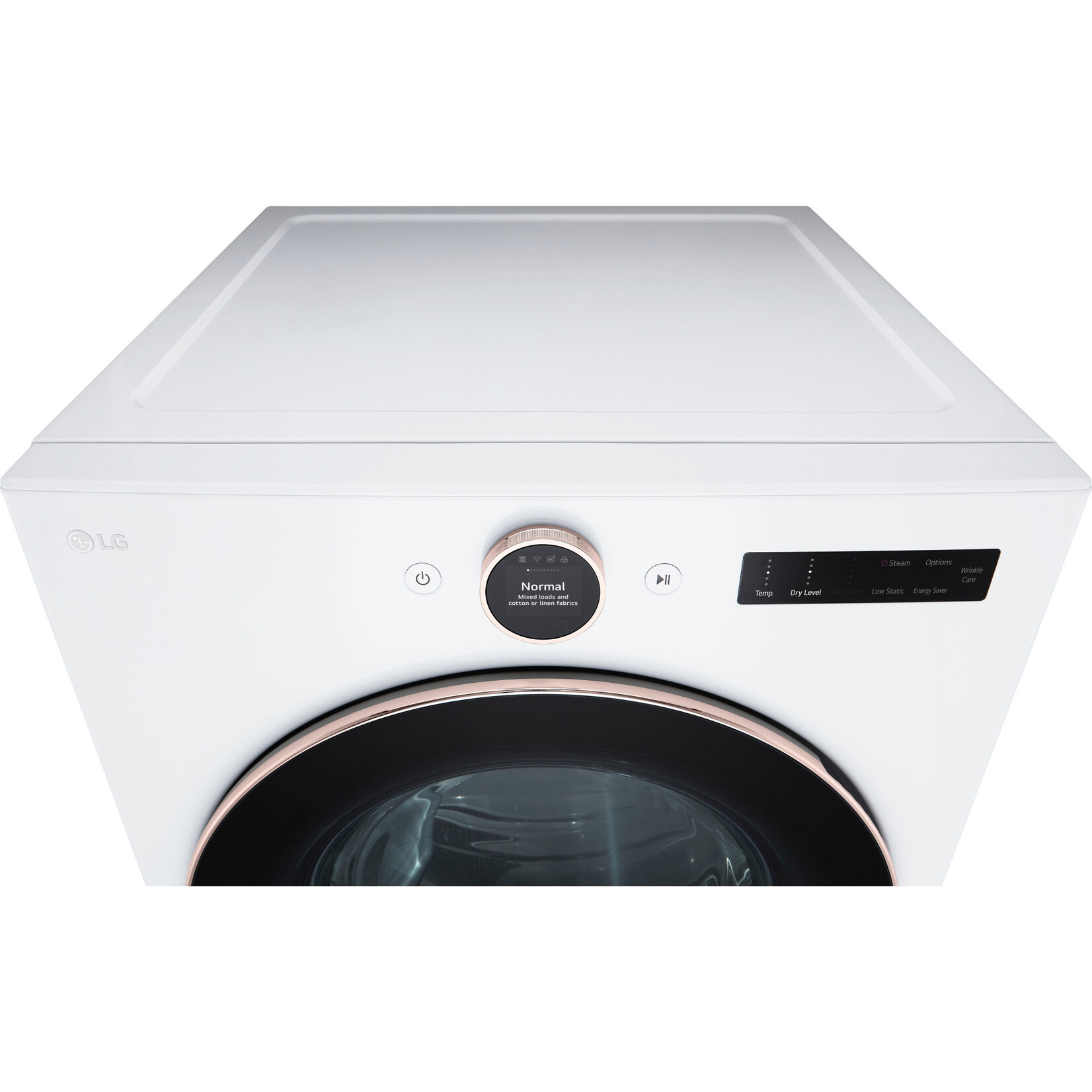 LG Electronics #*DLEX6500W 7.4 cu. ft. Ultra Large Electric Dryer with Sensor Dry, Turbo Steam Technology and Wi-Fi Connectivity in White