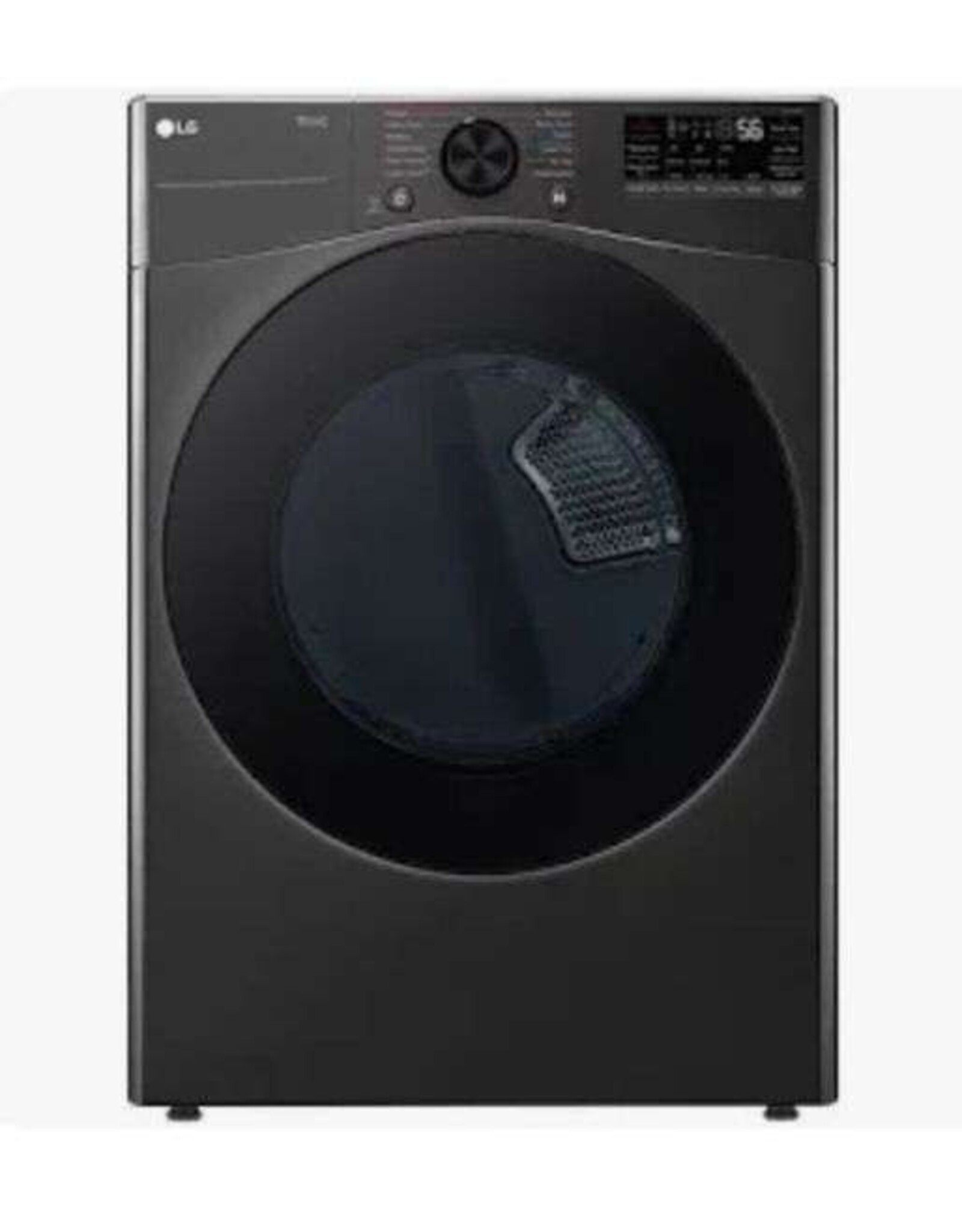 LG Electronics 7.4 cu. ft. Smart Front Load Energy Star Electric Dryer with Sensor Dry & Steam Technology
