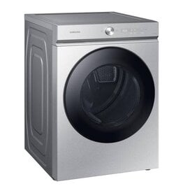 SAMSUNG DVE53BB8700T Bespoke 7.6 cu. ft. Ultra-Capacity Vented Smart Electric Dryer in Silver Steel with Super Speed Dry and AI Smart Dial