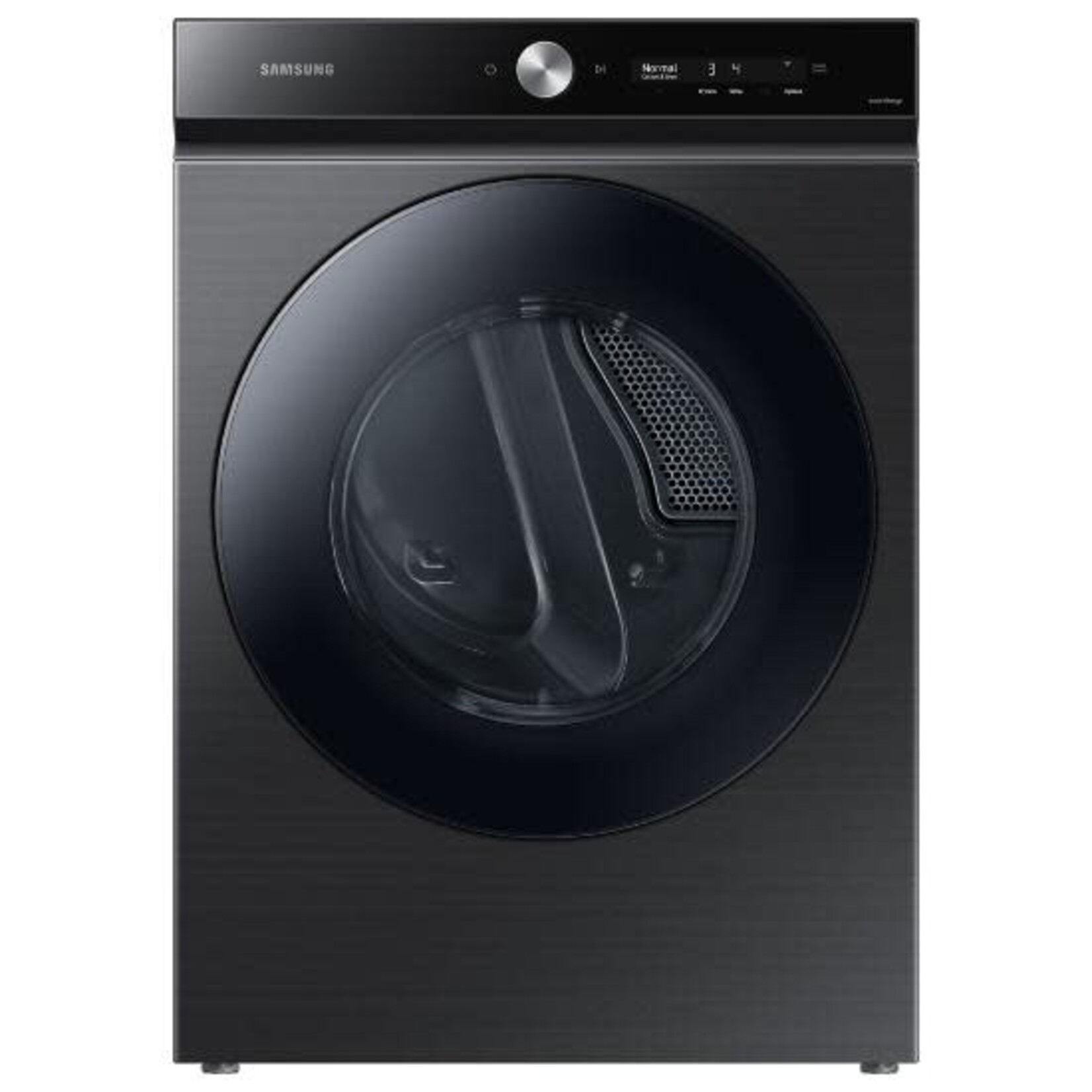 SAMSUNG *DVE53BB8700V Bespoke 7.6 cu. ft. Ultra-Capacity Vented Smart Electric Dryer in Brushed Black with Super Speed Dry and AI Smart Dial