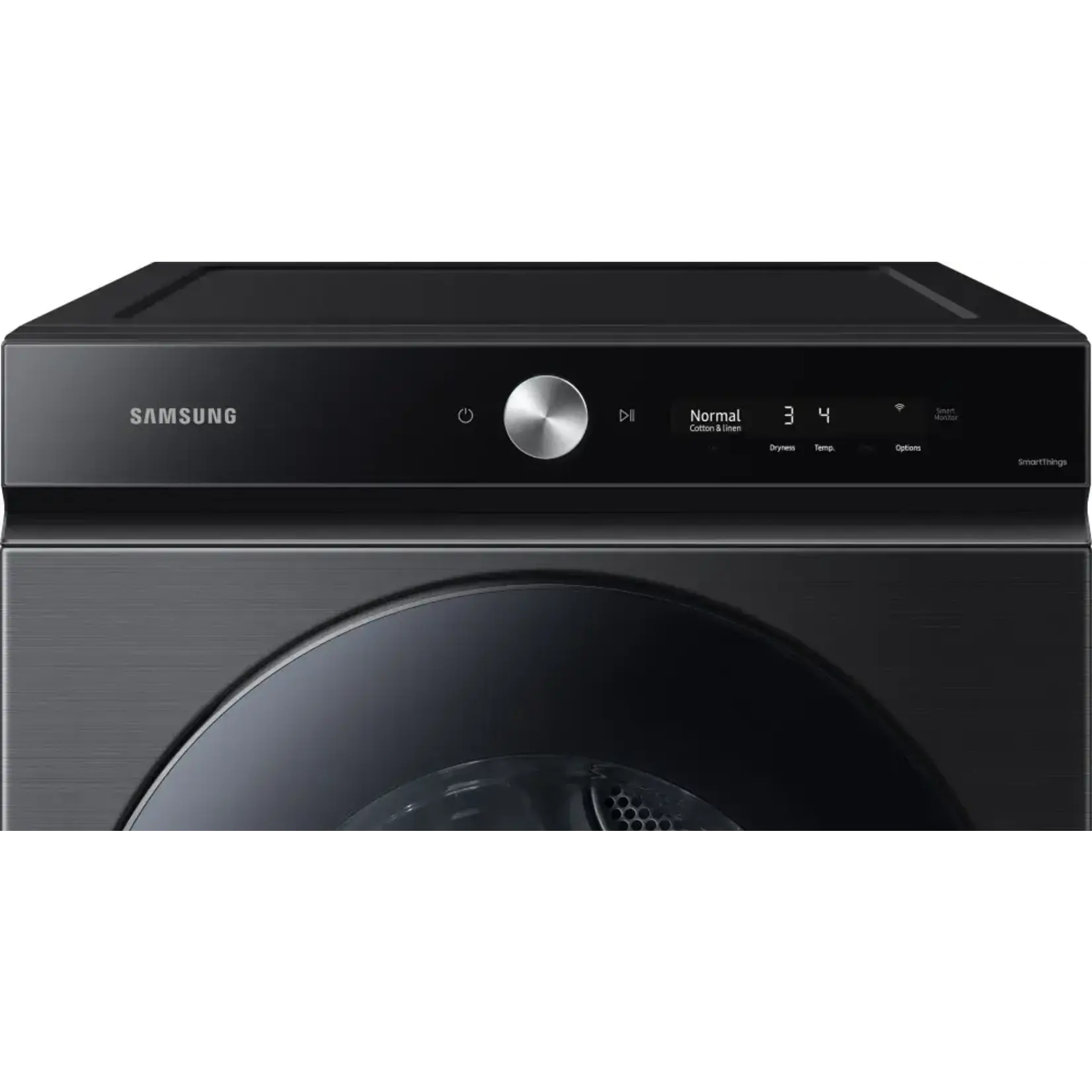SAMSUNG *DVE53BB8700V Bespoke 7.6 cu. ft. Ultra-Capacity Vented Smart Electric Dryer in Brushed Black with Super Speed Dry and AI Smart Dial