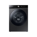 SAMSUNG #WF53BB8700AV - SAMSUNG Bespoke 5.3 cu. ft. Ultra-Capacity Smart Front Load Washer in Brushed Black with Super Speed Wash and AI Smart Dial