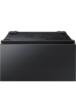 SAMSUNG WE502NV Bespoke 27 in. Laundry Pedestal in Brushed Black with Storage Drawer