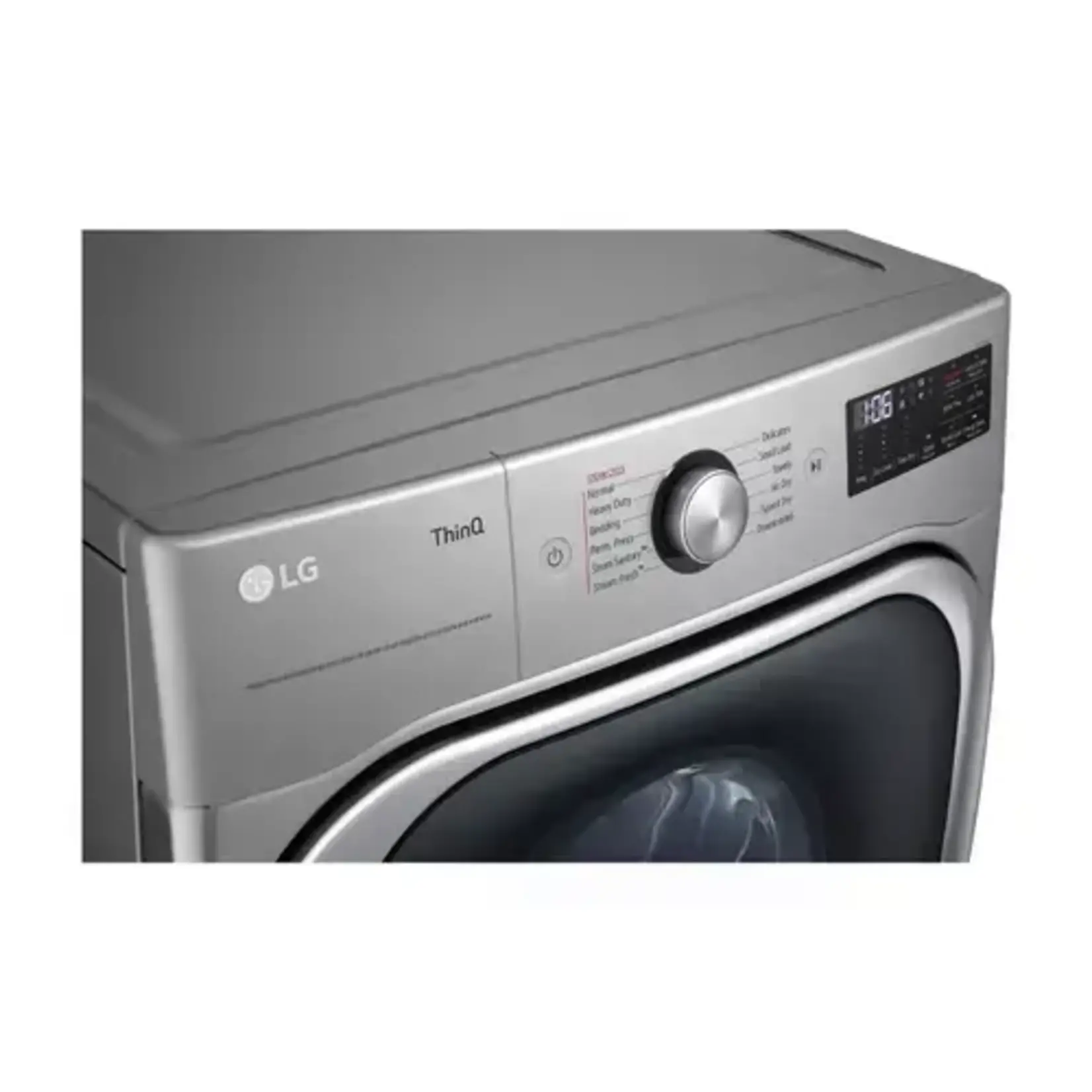 LG Electronics #DLEX8980V 9.0 cu. ft. Mega Capacity Smart wi-fi Enabled Front Load Electric Dryer with TurboSteam™ and Built-In Intelligence