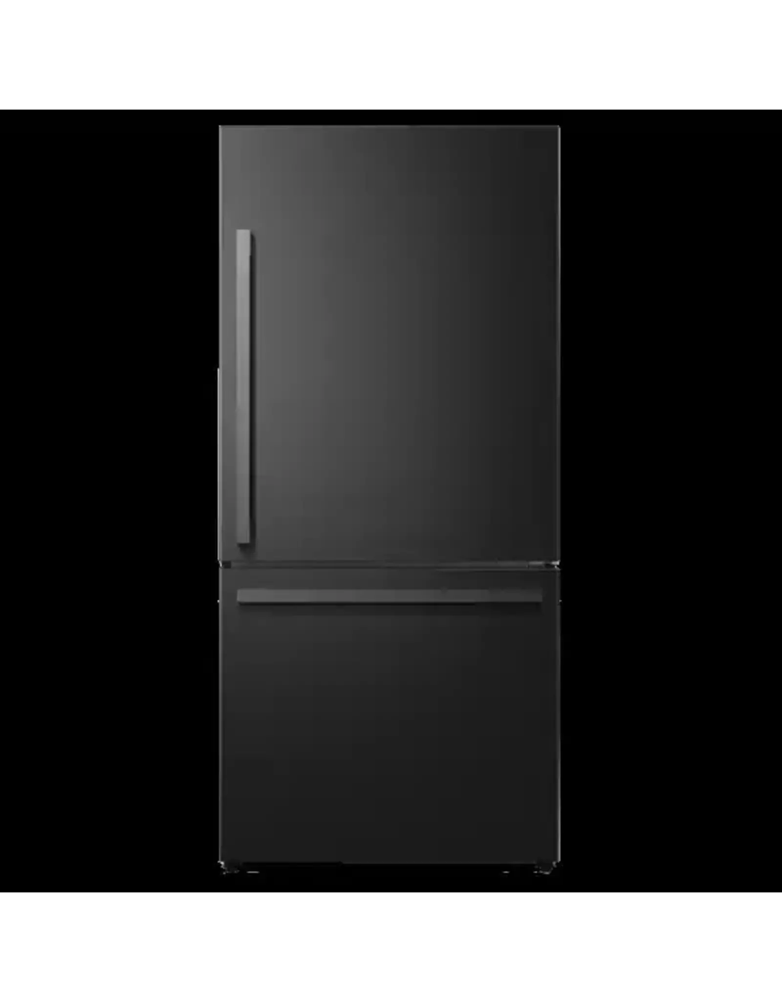 HISENSE HRB171N6ABE Hisense  17.2-cu ft Counter-depth Bottom-Freezer Refrigerator (Black Metallic Steel) ENERGY STAR