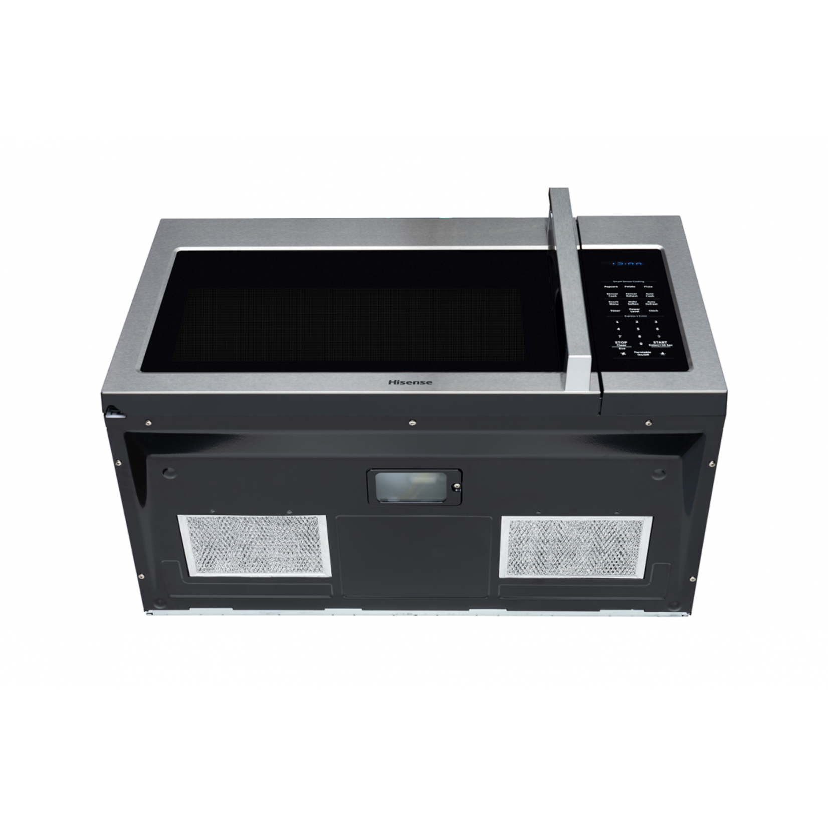 Hisense HMVZ173SS Hisense 1.7-cu ft 1000-Watt Over-the-Range Microwave with Sensor Cooking (Stainless Steel)