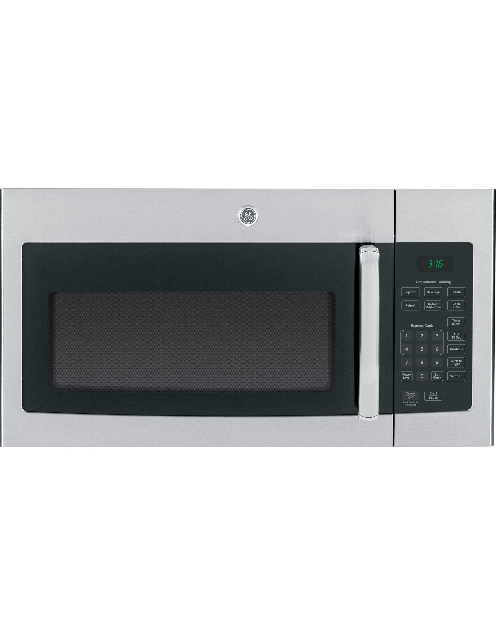 GE JVM3160RF8SS  GE® 1.6 Cu. Ft. Over-the-Range Microwave Oven