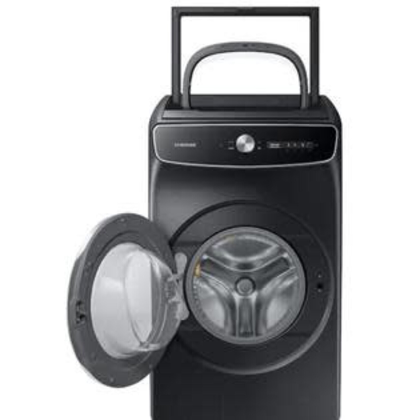 SAMSUNG DVE60A9900V 7.5 cu. ft. Smart High-Efficiency Vented Electric Dryer with FlexDry and Super Speed Dry in Brushed Black