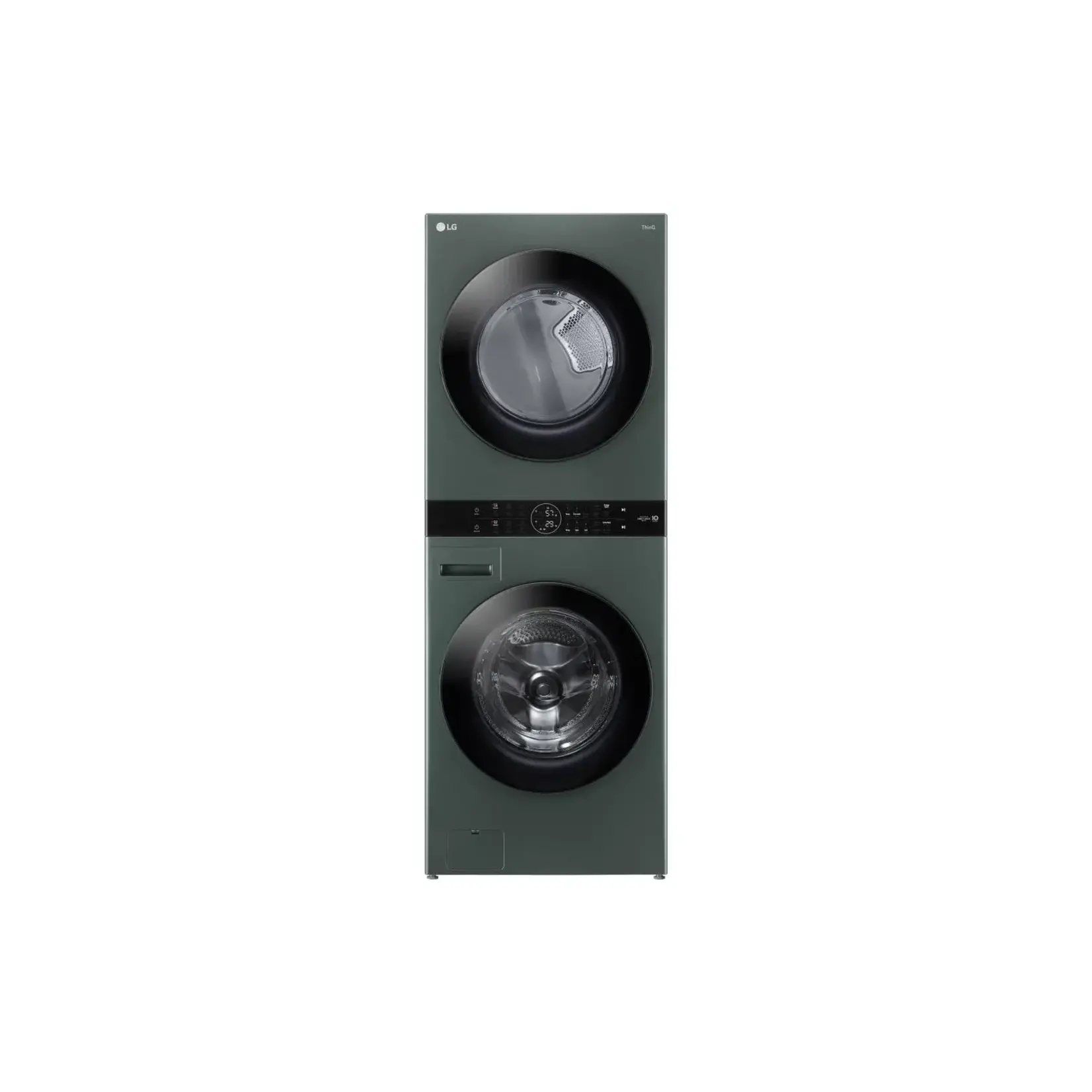 LG Electronics #WKEX200HGA 27 in. WashTower Laundry Center with 4.5 cu. ft. Front Load Washer and 7.4 cu. ft. Electric Dryer in Nature Green