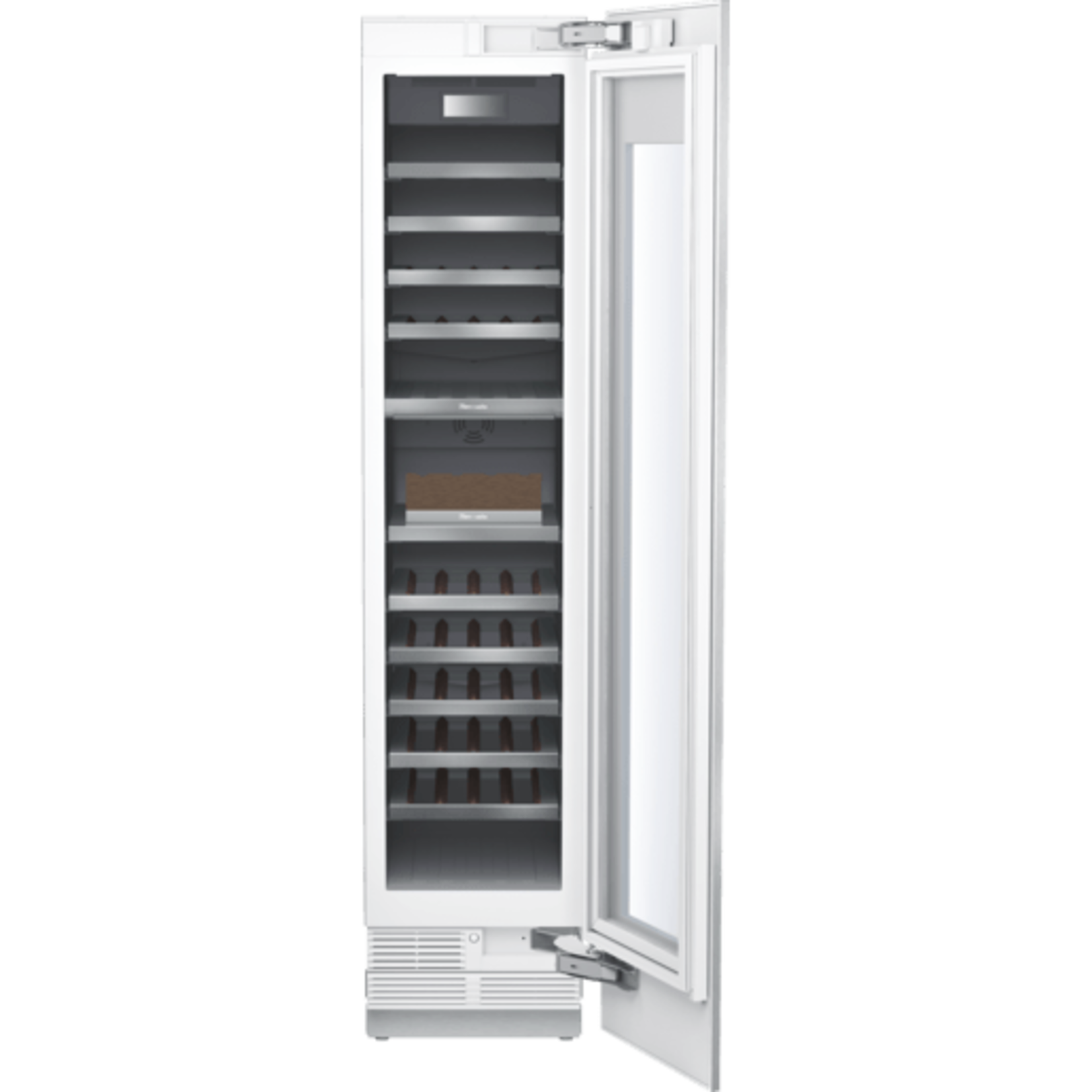 Thermador *T18IW905SP Built-in Wine Cooler with Glass Door 18'' Panel Read