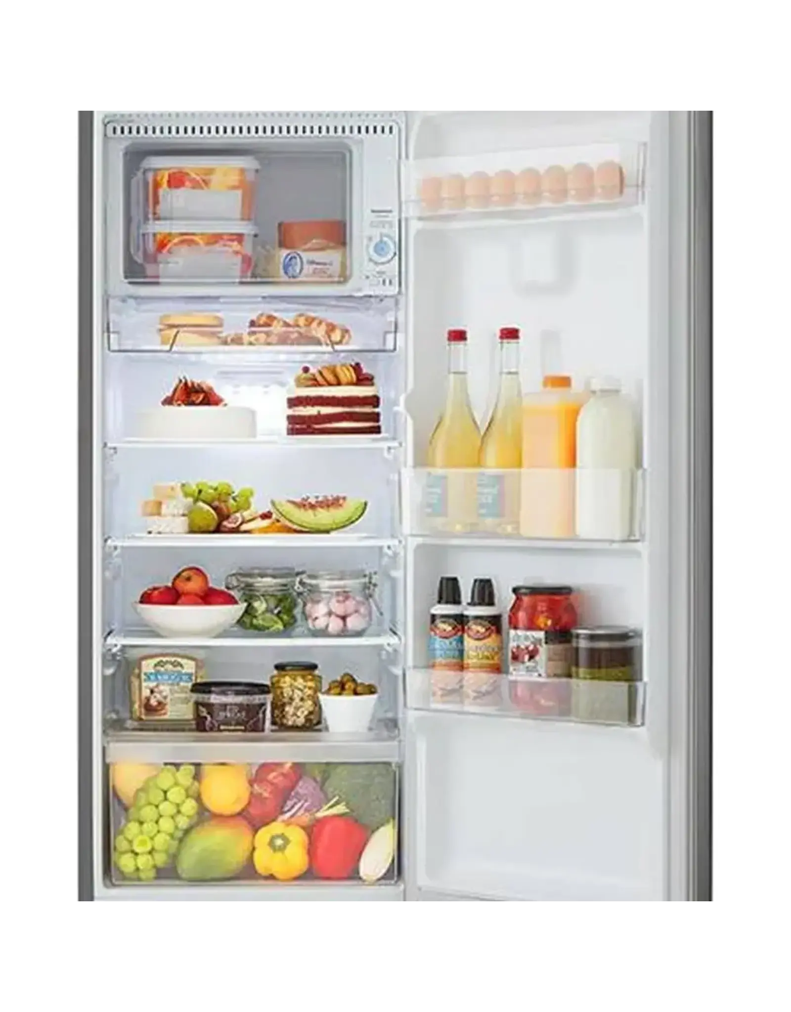 LG 5.79-cu ft Standard-depth Freestanding Mini Fridge Freezer Compartment (Platinum Silver) ENERGY STAR