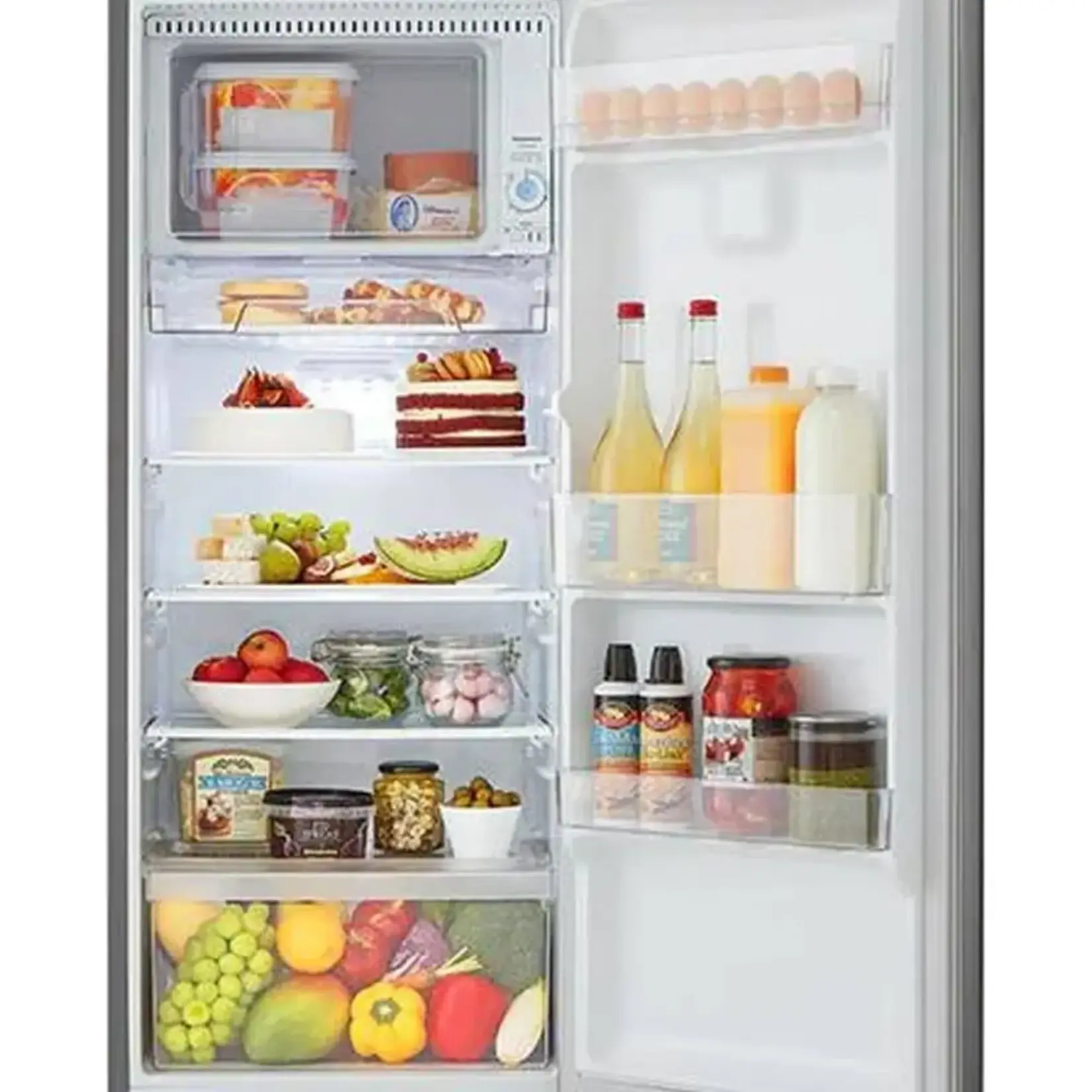 LG #*LRONC0605V - LG 5.79-cu ft Standard-depth Freestanding Mini Fridge Freezer Compartment (Platinum Silver) ENERGY STAR