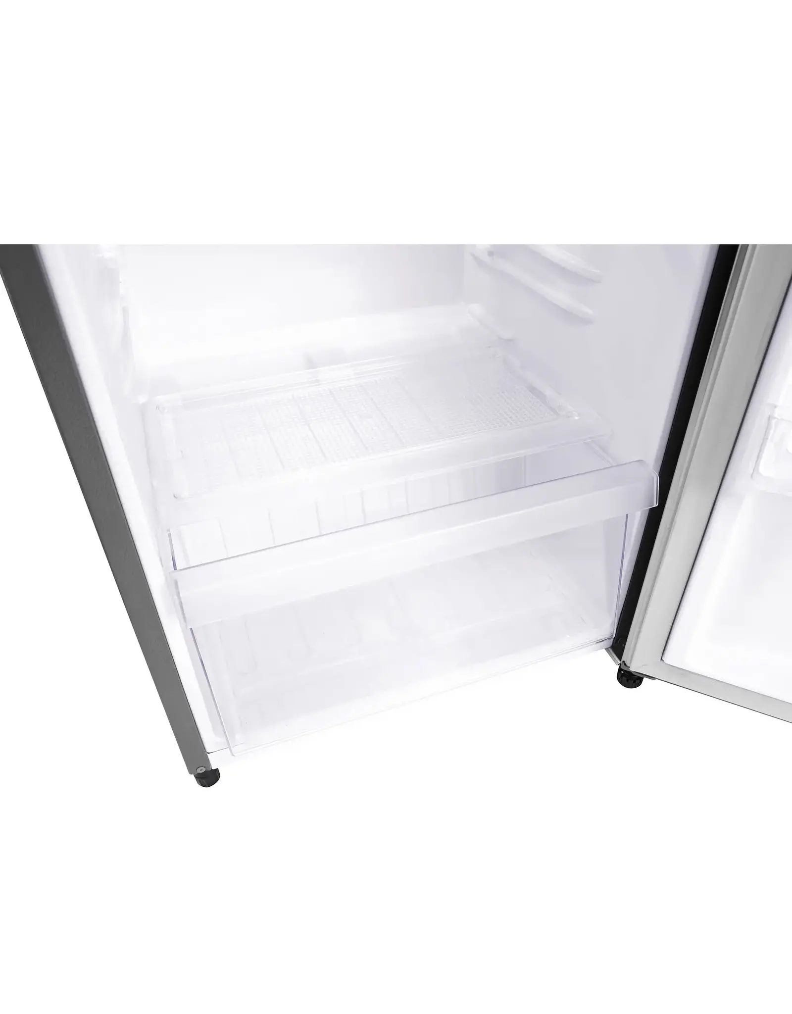 LG 5.79-cu ft Standard-depth Freestanding Mini Fridge Freezer Compartment (Platinum Silver) ENERGY STAR