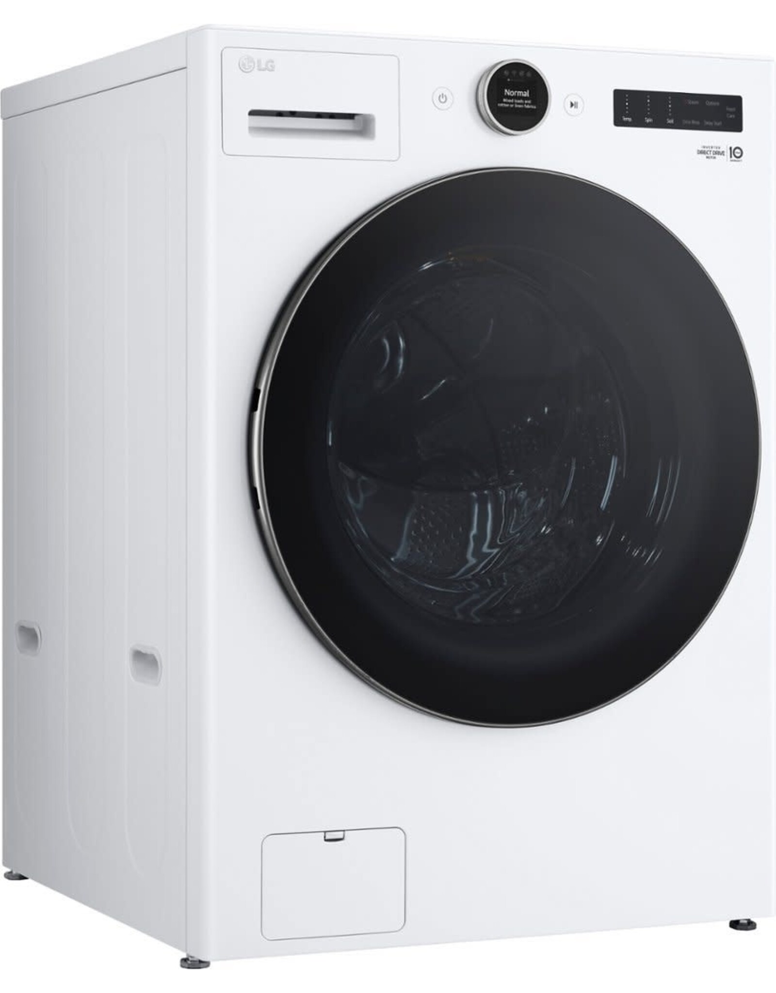 lg LG  WM5500HWA  TurboWash 360 4.5-cu ft High Efficiency Stackable Steam Cycle Smart Front-Load Washer (White) ENERGY STAR