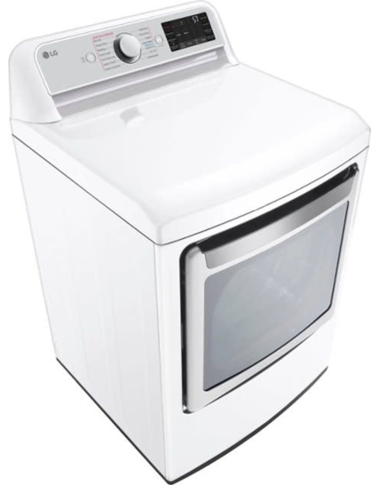 lg LG DLEX7900WE  7.3 cu. ft. Large Capacity Smart Vented Electric Dryer with Sensor Dry, EasyLoad Door and TurboSteam in White