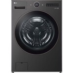 LG #WM6500HBA - LG 5-cu ft Stackable Steam Cycle Smart Front-Load Washer (Black) ENERGY STAR