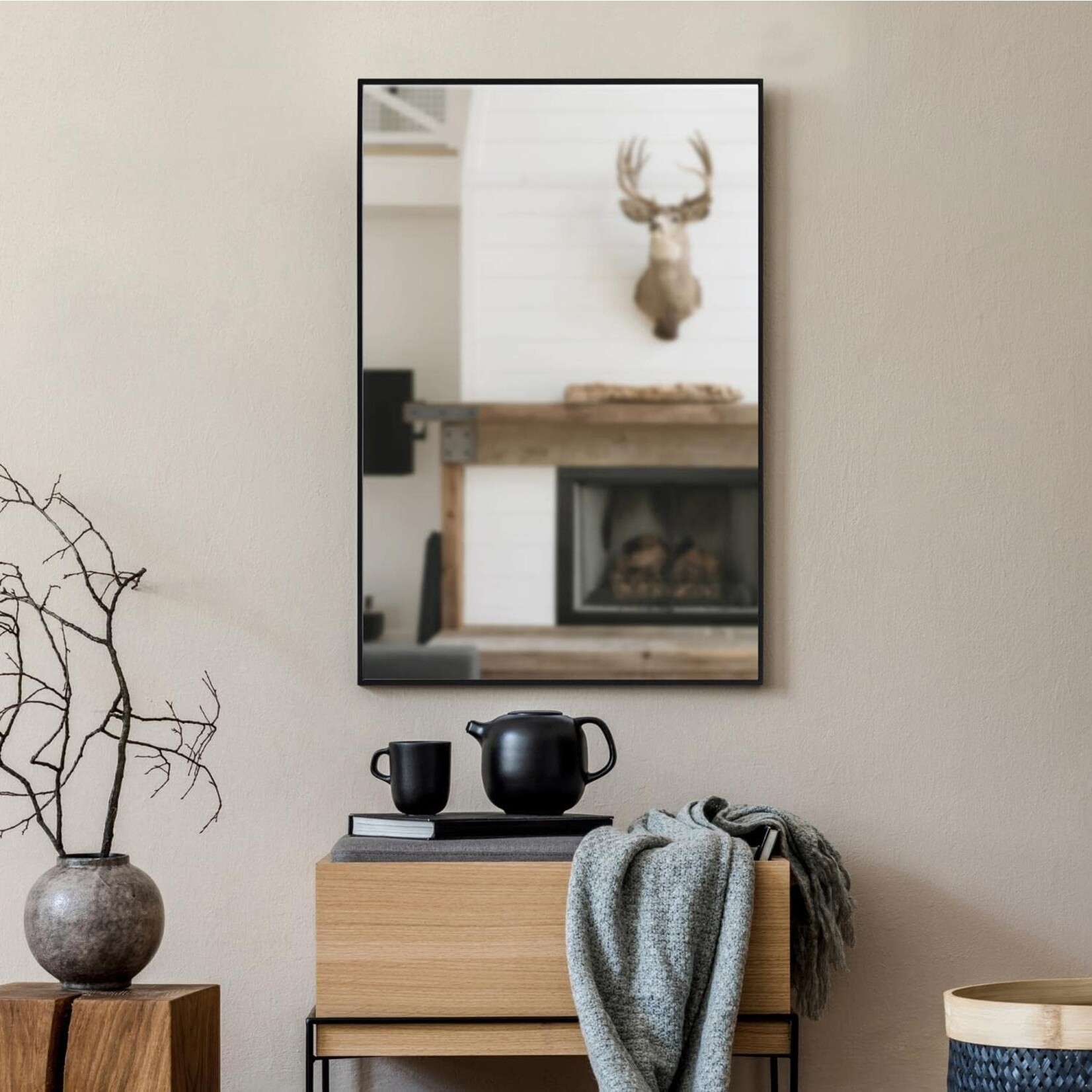 #Renwil MT1851 Mirror, White