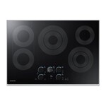 SAMSUNG NZ30K7570RS Samsung 30"Elec Cooktopnetic Knob, Tap Touch, 1-6",9" Rapid Boil