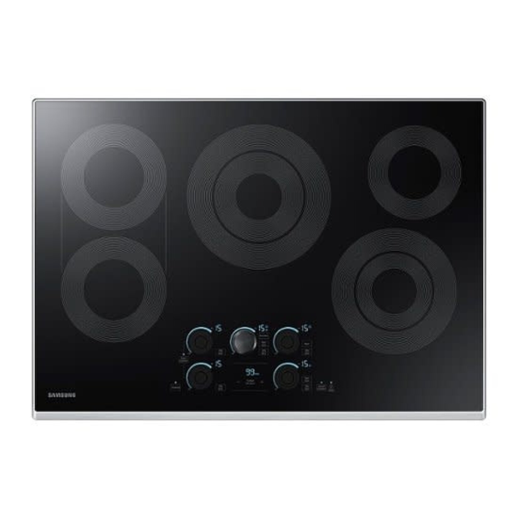 SAMSUNG NZ30K7570RS Samsung 30"Elec Cooktopnetic Knob, Tap Touch, 1-6",9" Rapid Boil